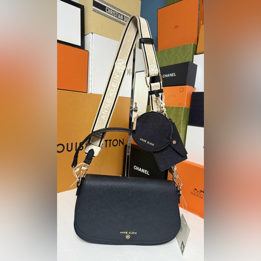 Anne Klein black Crossbody Bag